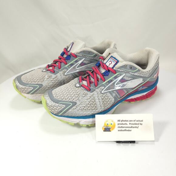 Brooks Ravenna Athletic Running Shoe Womens Size 8 1201821B157 Gray Pink - Picture 1 of 9